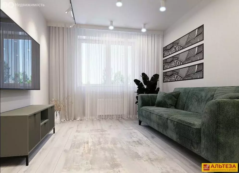 2-комнатная квартира: Зеленоградск, улица Тургенева, 16А (65.1 м) - Фото 2