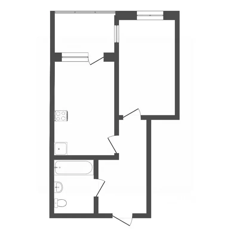 1-к кв. Тюменская область, Тюмень ул. Михаила Сперанского, 39 (37.6 м) - Фото 1