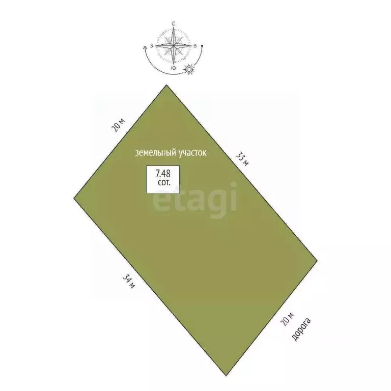 Участок в Тюменская область, Тюменский муниципальный округ, д. ... - Фото 2