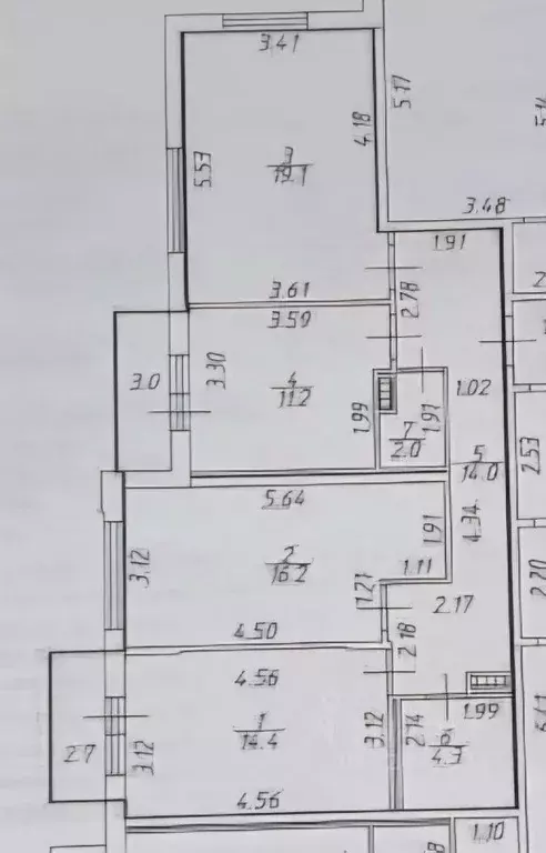 3-к кв. Санкт-Петербург просп. Юнтоловский, 49К5 (81.2 м) - Фото 1