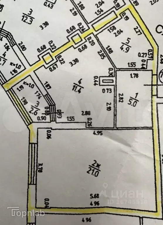 1-к кв. Калининградская область, Калининград Елизаветинская ул., 3 ... - Фото 2