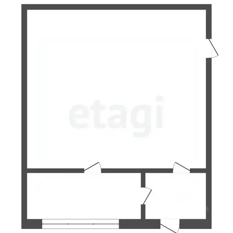 Торговая площадь в Татарстан, Альметьевск Луговая ул., 11 (32 м) - Фото 2
