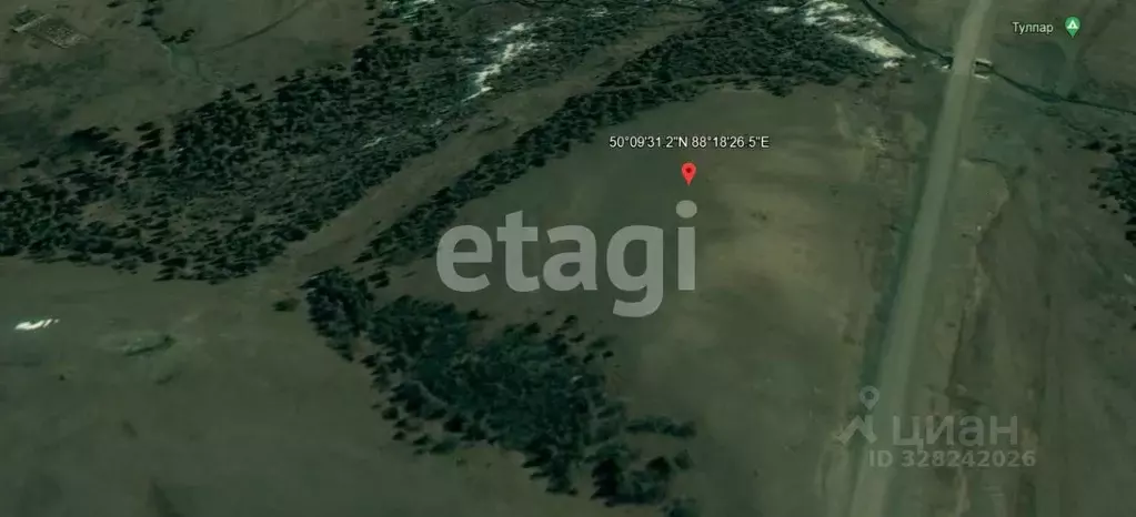 Участок в Алтай, Кош-Агачский район, с. Чаган-Узун  (130.0 сот.) - Фото 1