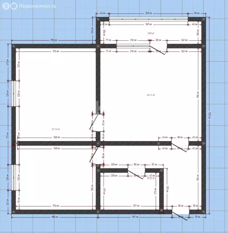 2-комнатная квартира: Балашов, Нефтяная улица, 52 (39.3 м) - Фото 1