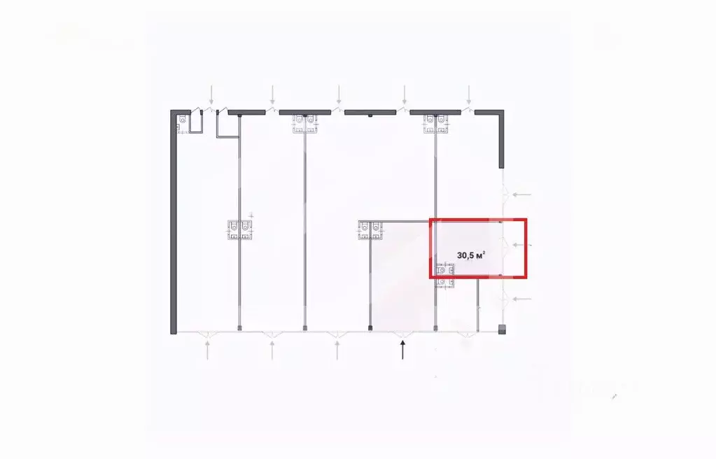 Помещение свободного назначения в Москва Тушинская ул., 24С15 (31 м) - Фото 2