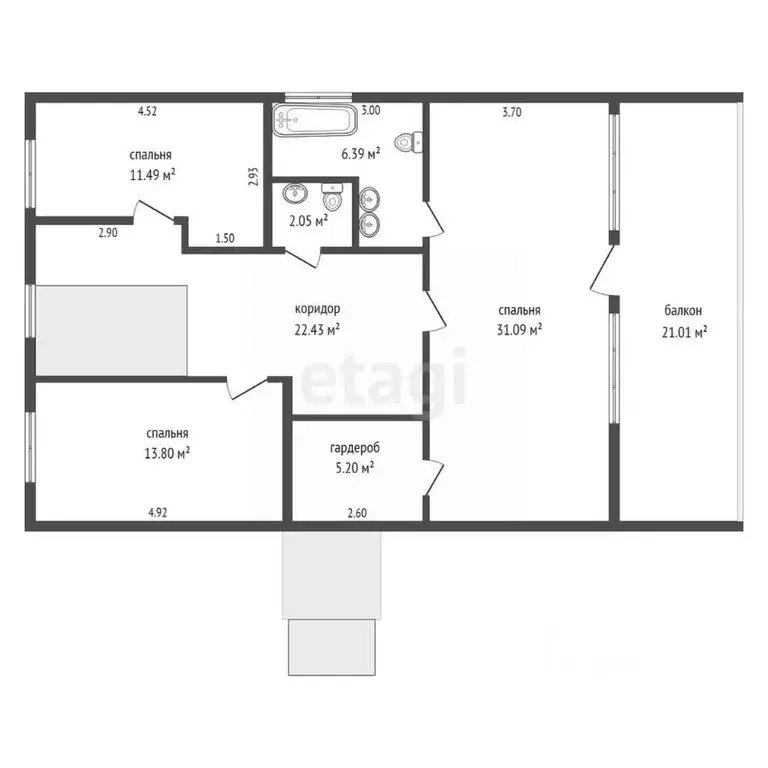 Дом в Мордовия, Кочкуровский район, с. Булгаково ул. Полевая, 11А (229 ... - Фото 2