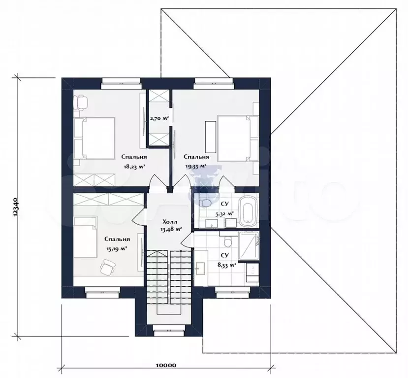 Коттедж 240 м на участке 8 сот. - Фото 1