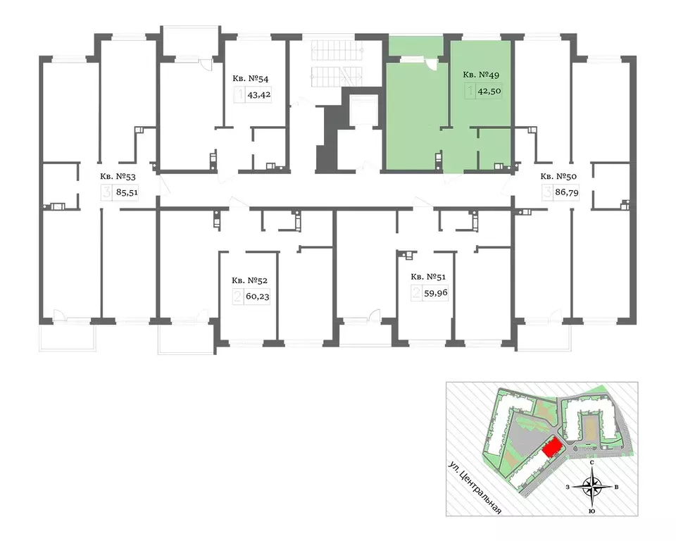 4-к кв. Ленинградская область, Тосненский район, Федоровское городское ... - Фото 2