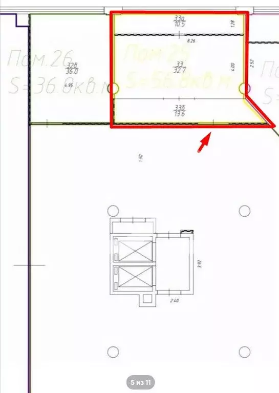 Торговая площадь в Москва Новокуркинское ш., 1 (57 м) - Фото 1