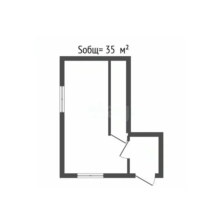 1-к кв. Брянская область, Клинцы Союзная ул., 86 (35.0 м) - Фото 2