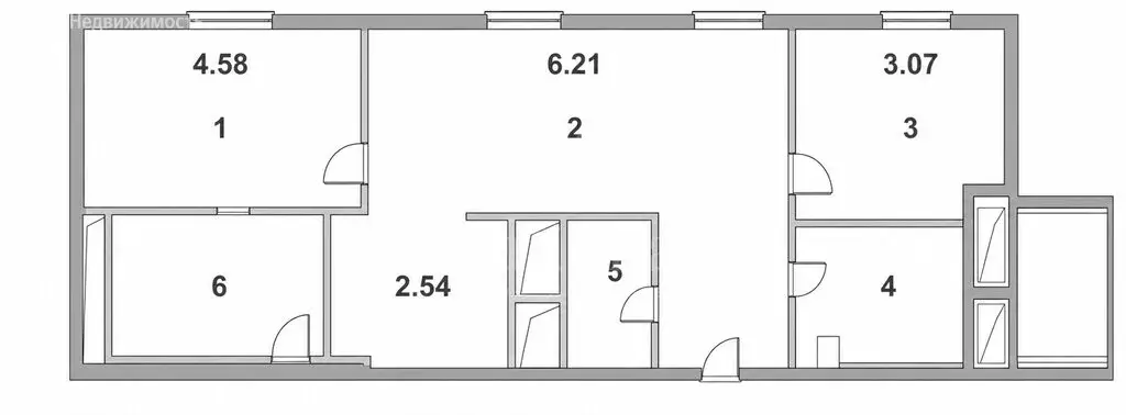 3-комнатная квартира: Москва, Машкова улица, 13с1 (70.2 м) - Фото 1