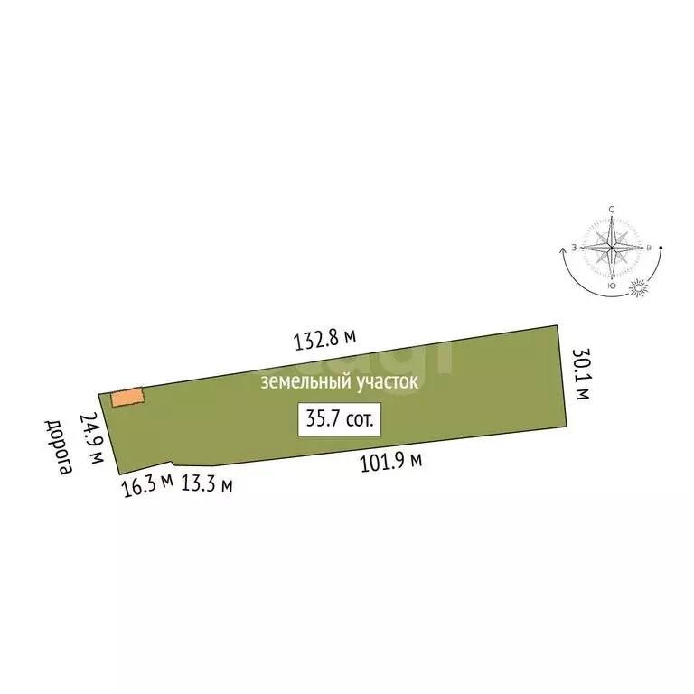 Участок в Стерлитамакский район, Алатанинский сельсовет, деревня ... - Фото 1