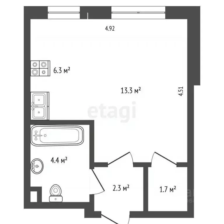 Студия Московская область, Мытищи городской округ, пос. Нагорное ... - Фото 2