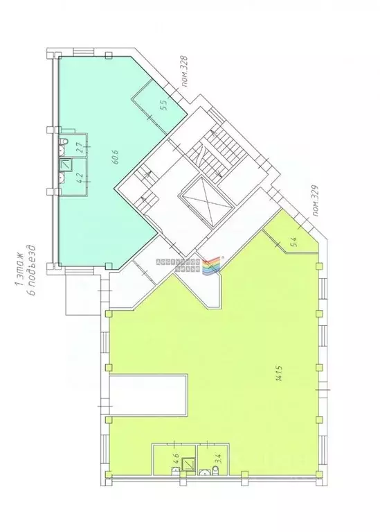 Помещение свободного назначения в Красноярский край, Красноярск ... - Фото 2