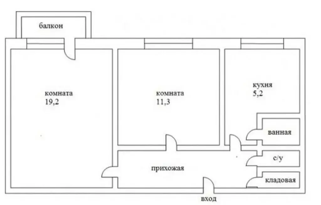 2-комнатная квартира: Тула, улица Новосёлов, 4к2 (49.9 м) - Фото 0