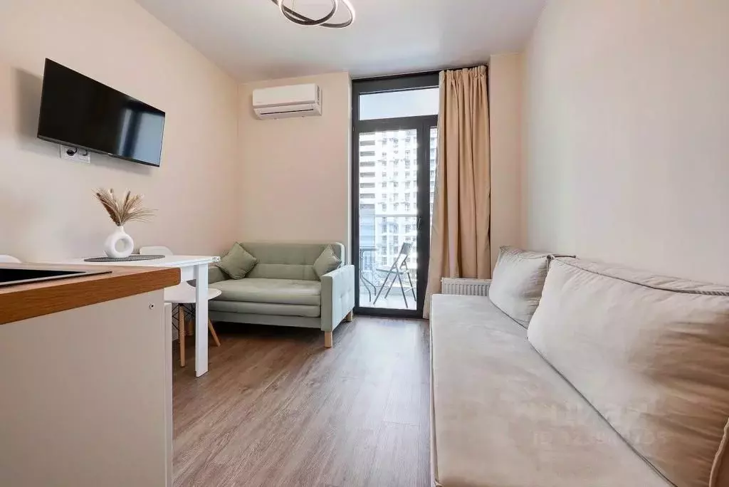 1-к кв. Краснодарский край, Сочи Бытха мкр, ул. Ясногорская, 16/2к11 ... - Фото 1