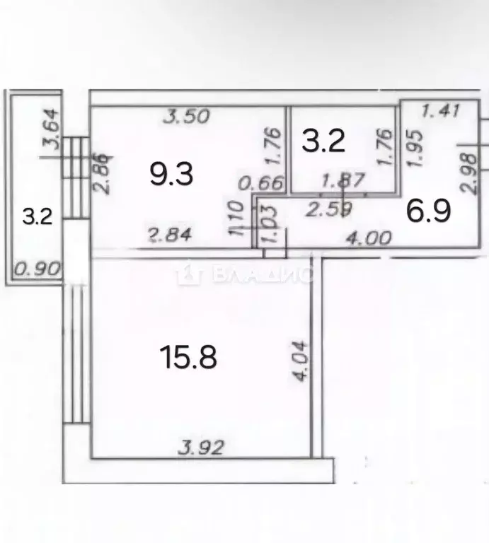 1-к кв. Ленинградская область, Мурино Всеволожский район, просп. ... - Фото 2