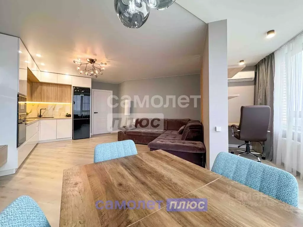 2-к кв. Чувашия, Чебоксары ул. Ленинского Комсомола, 27к1 (92.4 м) - Фото 2