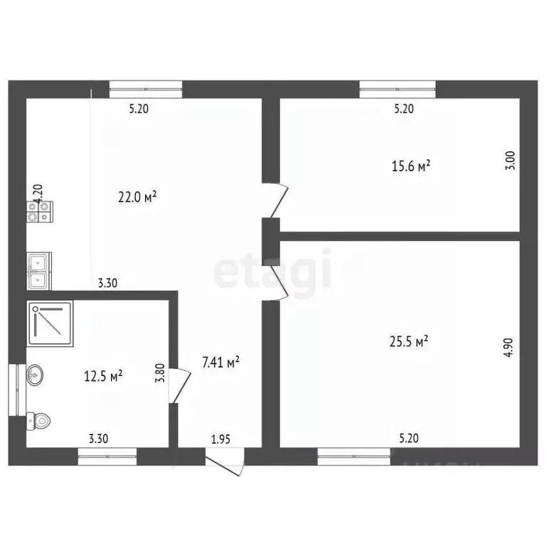 Дом в Тюменская область, Тюменский муниципальный округ, с. Перевалово ... - Фото 1