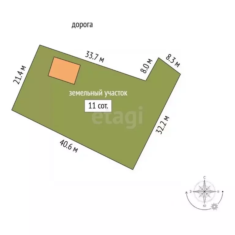 Дом в Саха (Якутия), Якутск Дачная ул., 34/4 (43 м) - Фото 1