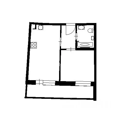 1-к кв. Санкт-Петербург Усть-Славянка тер., просп. Советский, 34к2 ... - Фото 2