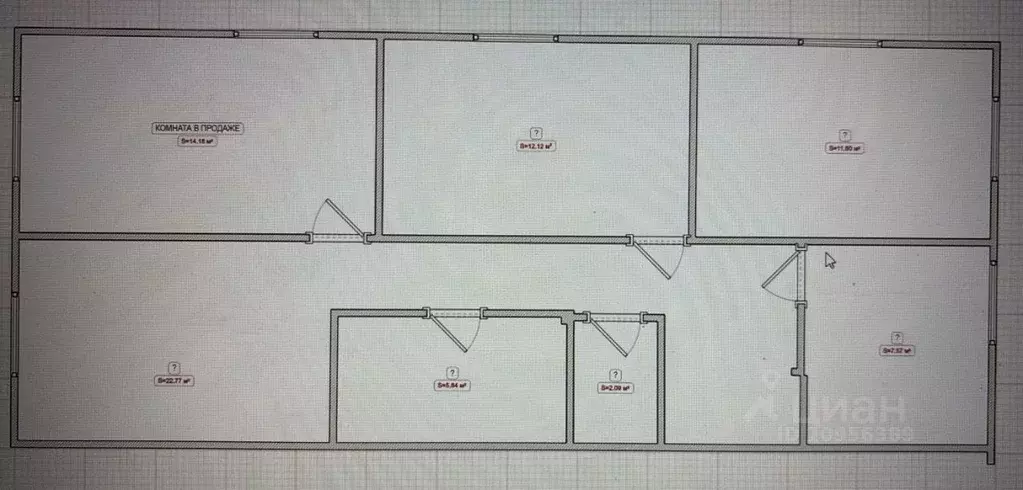 Комната Ивановская область, Иваново ул. Демидова, 6 (13.0 м) - Фото 2
