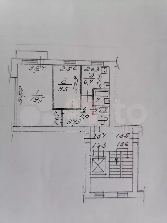 2-к. квартира, 46,3 м, 7/9 эт. - Фото 0