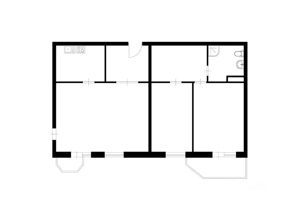 3-к кв. Санкт-Петербург Дачный просп., 24К2 (94.0 м) - Фото 2