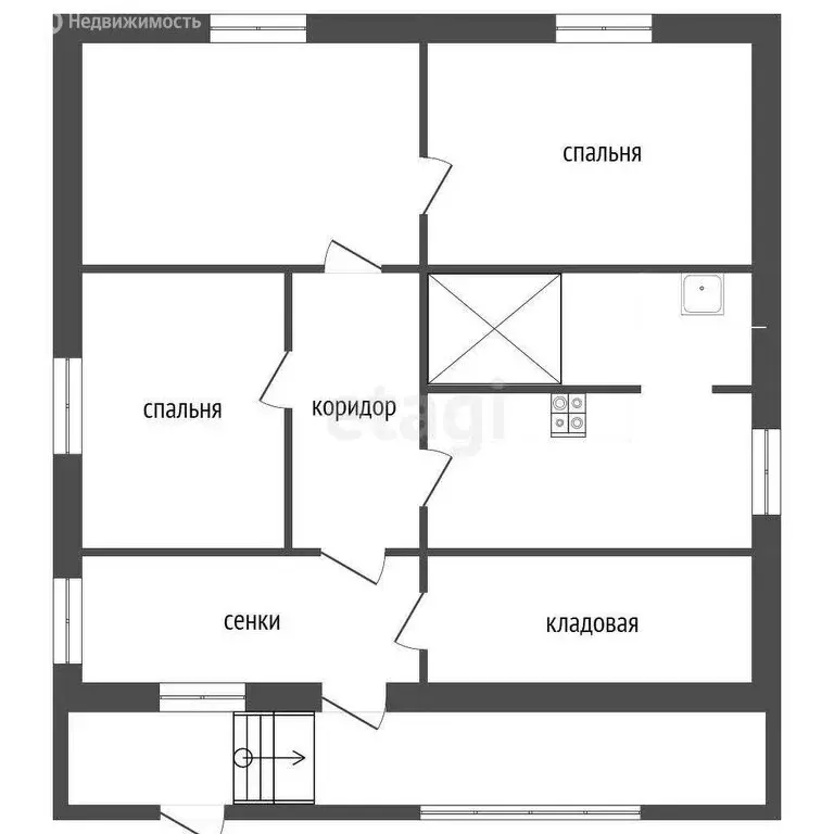 Дом в Тюменская область, Тобольский муниципальный округ, деревня ... - Фото 1
