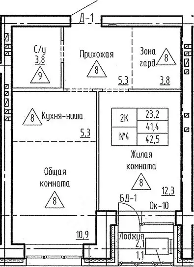 2-к кв. Новосибирская область, Новосибирский район, Мичуринский ... - Фото 1