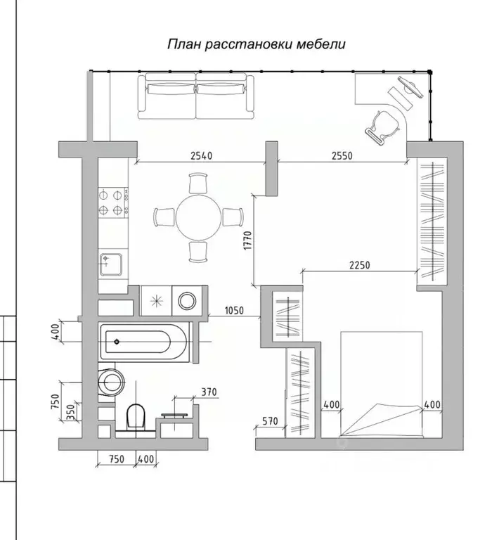 1-к кв. Санкт-Петербург Приморский просп., 62к1 (43.0 м) - Фото 2