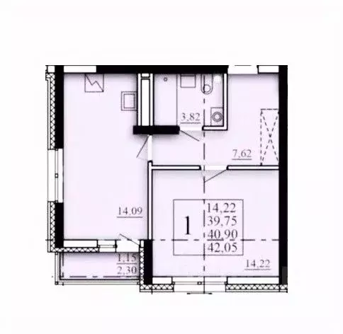 1-к кв. Башкортостан, Уфа Затон-Восточный жилрайон, Паруса жилой ... - Фото 1