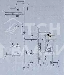 3-к кв. Московская область, Химки Юбилейный просп., 68 (73.3 м) - Фото 2