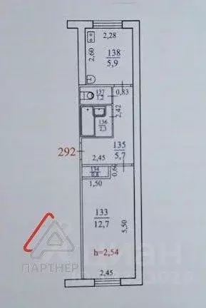 1-к кв. Самарская область, Тольятти просп. Степана Разина, 10 (43.0 м) - Фото 2