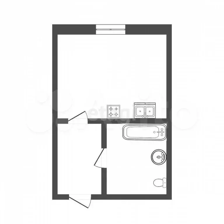 Квартира-студия, 24,6 м, 5/9 эт. - Фото 0