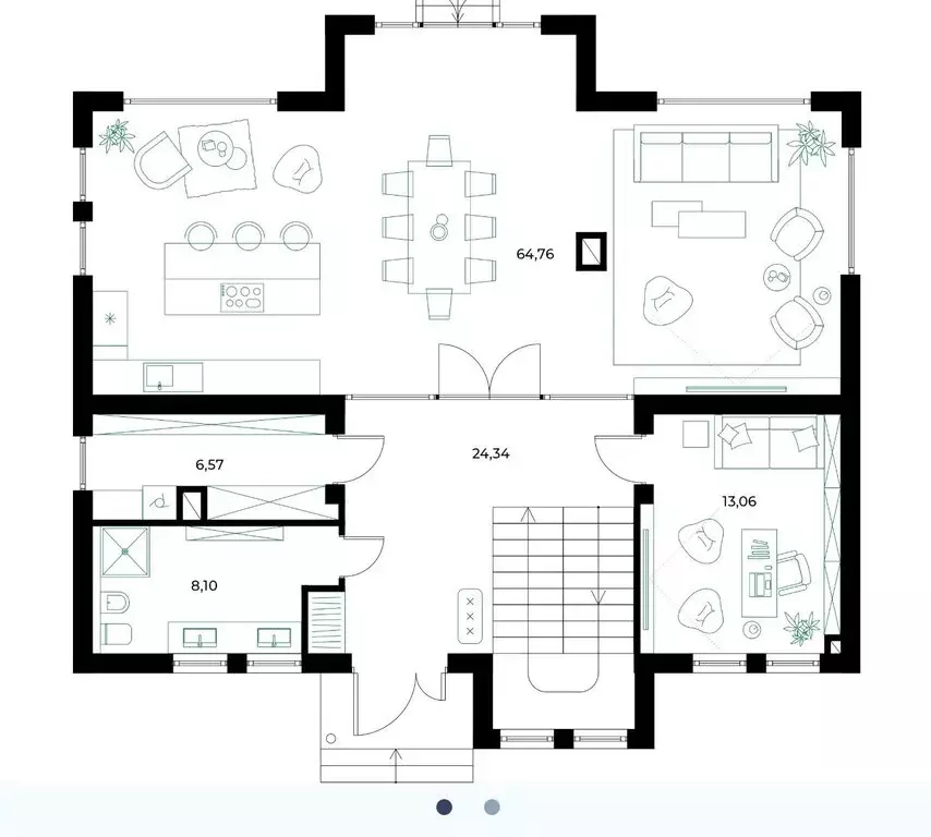 Дом в деревня Булатово, КП Резиденция Булатово, 272 (230 м) - Фото 1