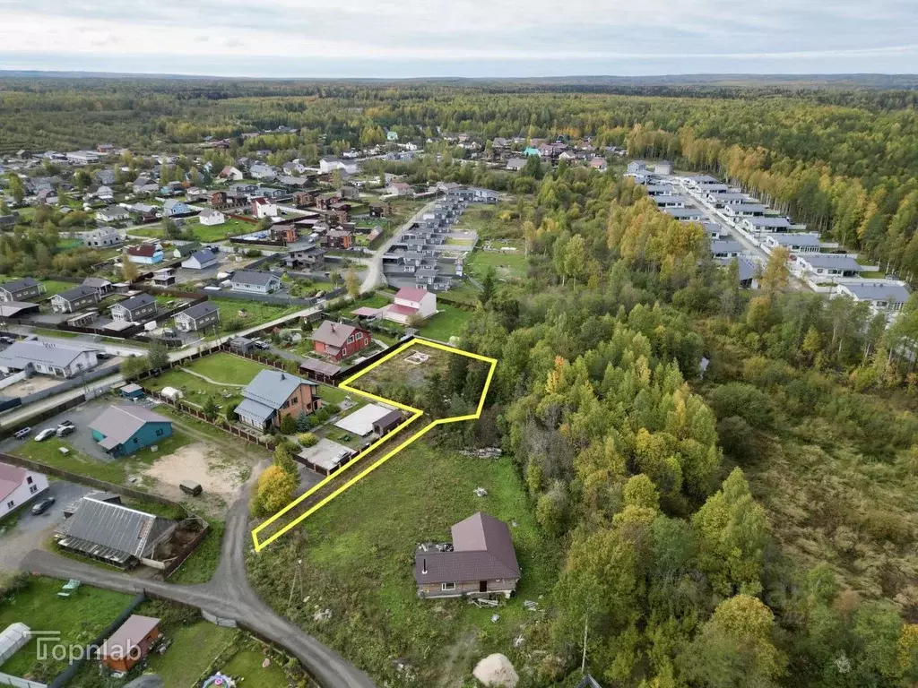 Участок в Карелия, Прионежский район, пос. Новая Вилга ул. Талицкая, ... - Фото 1