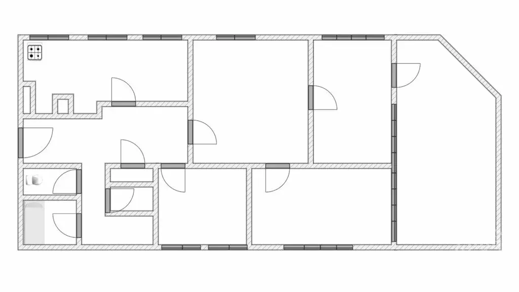 4-комнатная квартира: Зеленогорск, Комсомольская улица, 6 (100 м) - Фото 2