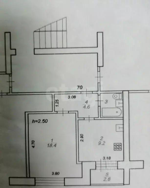 2-к кв. Тверская область, Кимры ул. Кольцова, 37 (40.6 м) - Фото 1