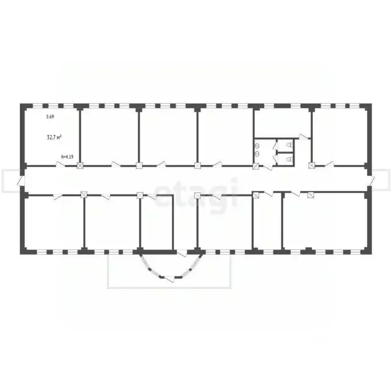 Офис в Ямало-Ненецкий АО, Муравленко ул. Губкина, 52А (540 м) - Фото 1