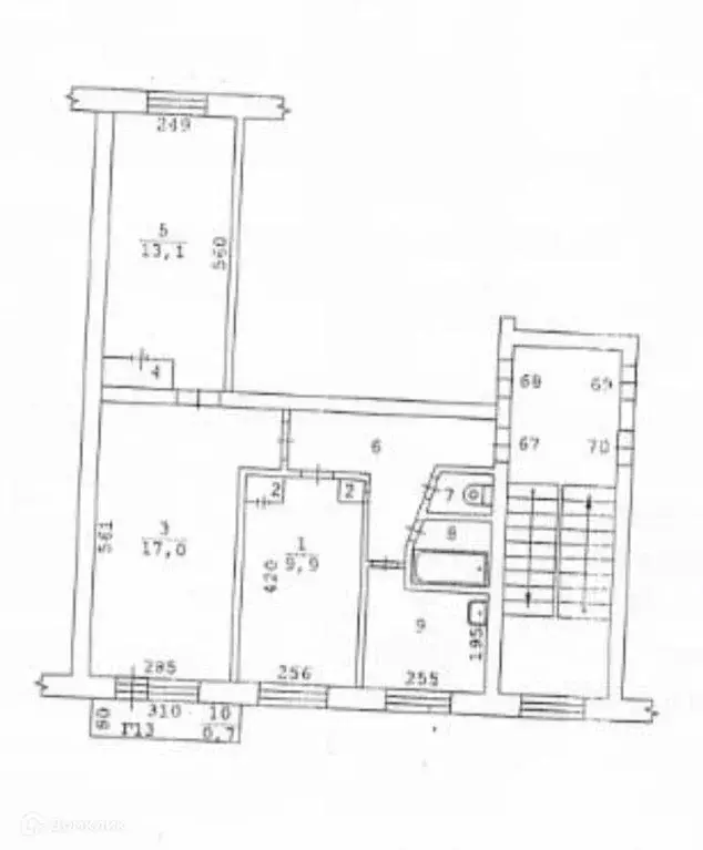 Продаётся 3-к квартира, 57.3 м - Фото 0