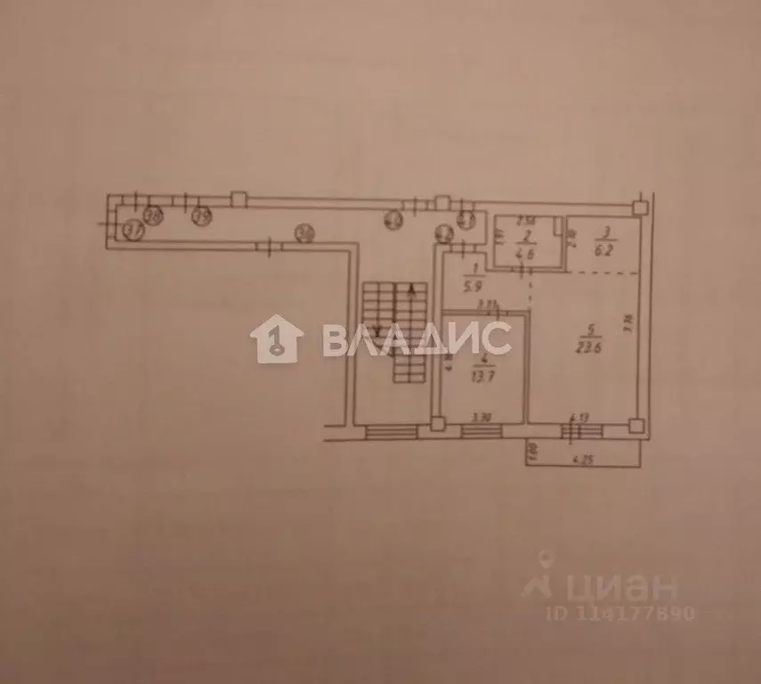 2-к кв. Иркутская область, Иркутск ул. Багратиона, 46/8 (58.3 м) - Фото 2
