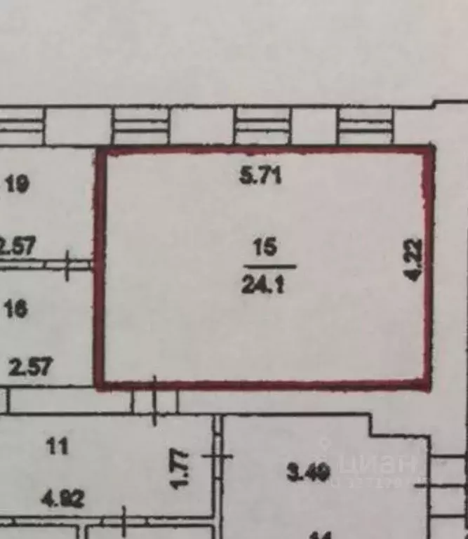 Офис в Москва Зубовский бул., 27С3 (24 м) - Фото 2