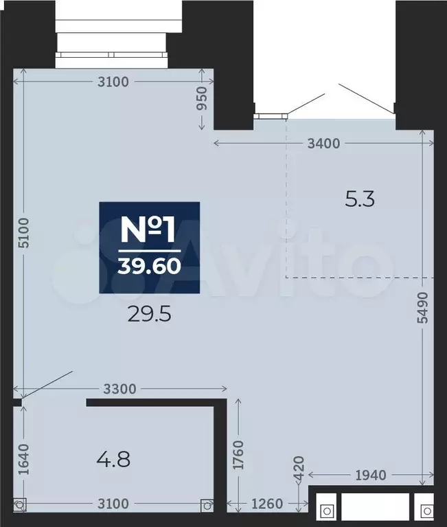 Продается торговое помещение площадью 39.6 кв.м - Фото 0