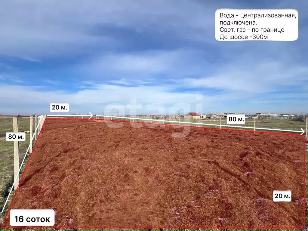 Участок в Крым, Кировский район, с. Владиславовка ул. Виноградная ... - Фото 2