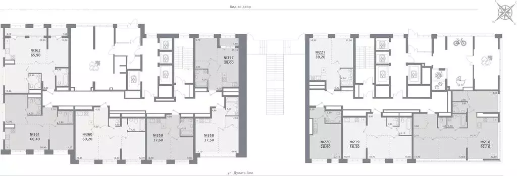 3-комнатная квартира: Казань, ЖК 1712 (92.1 м) - Фото 2