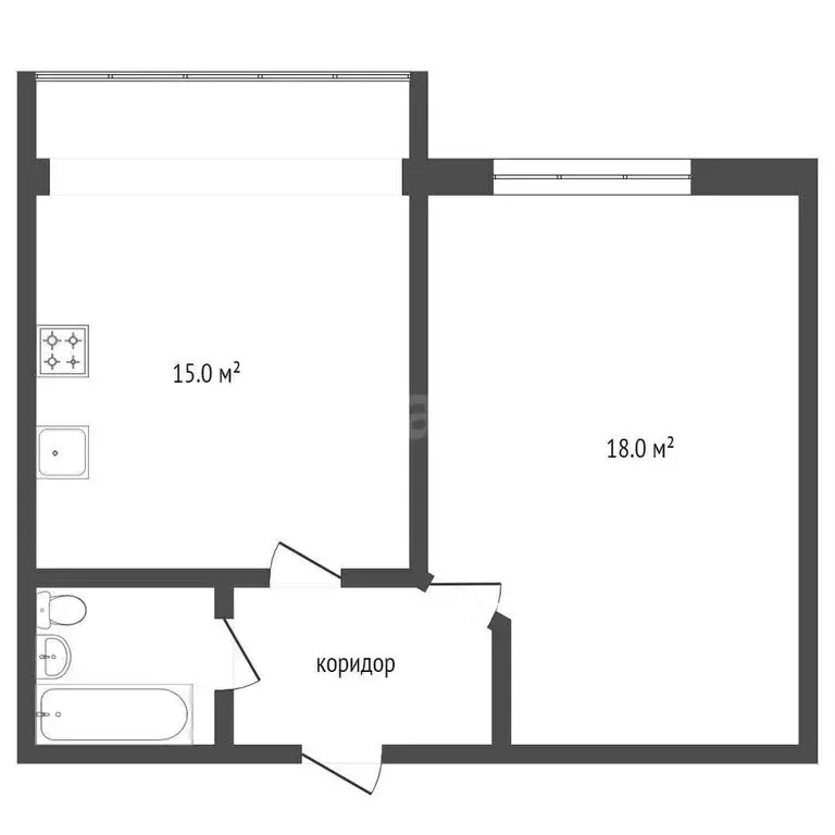 1-комнатная квартира: Кострома, Речной проспект, 7 (39.4 м) - Фото 0