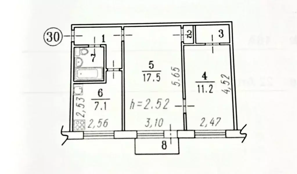 2-к кв. Омская область, Омск Городок Нефтяников мкр, ул. 22 Апреля, 16 ... - Фото 2
