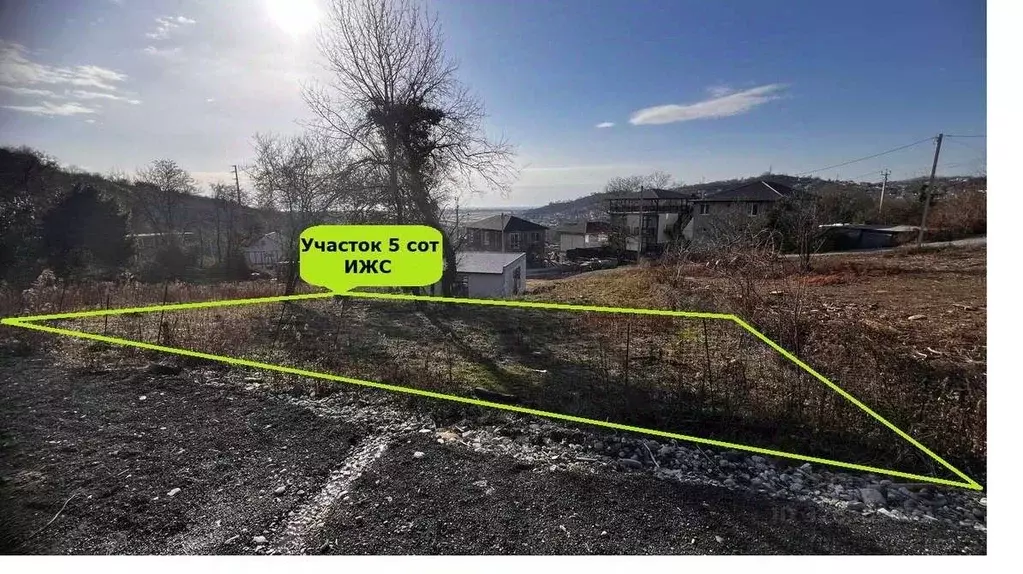 Участок в Краснодарский край, Сочи городской округ, с. Черешня ул. ... - Фото 1