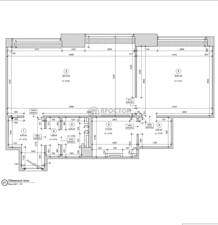 1-комнатная квартира: Москва, 1-й Сетуньский проезд, 8 (62.9 м) - Фото 1